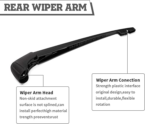 Miniatura 4 de HODEE Juego de tuercas de repuesto para limpiaparabrisas trasero para Honda Pilot 2009-2015, conjunto de accesorios de cubierta del limpiaparabrisas