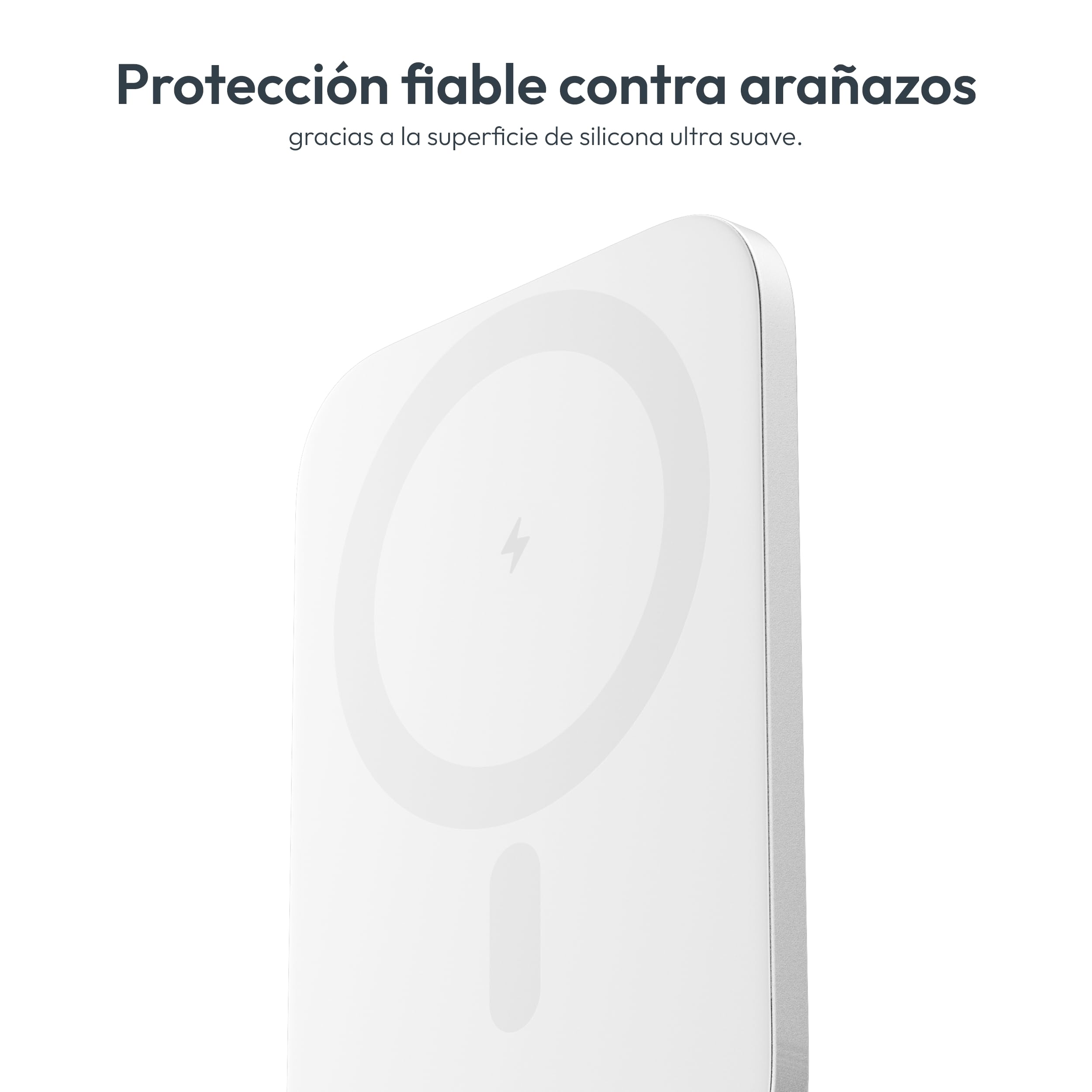 VONMÄHLEN Evergreen Mag - Batería externa inalámbrica compatible con MagSafe - Cargador portátil con 3000 mAh y 7,5 W de carga inalámbrica, batería externa magnética, 3 años de garantía, solo 5,8 mm