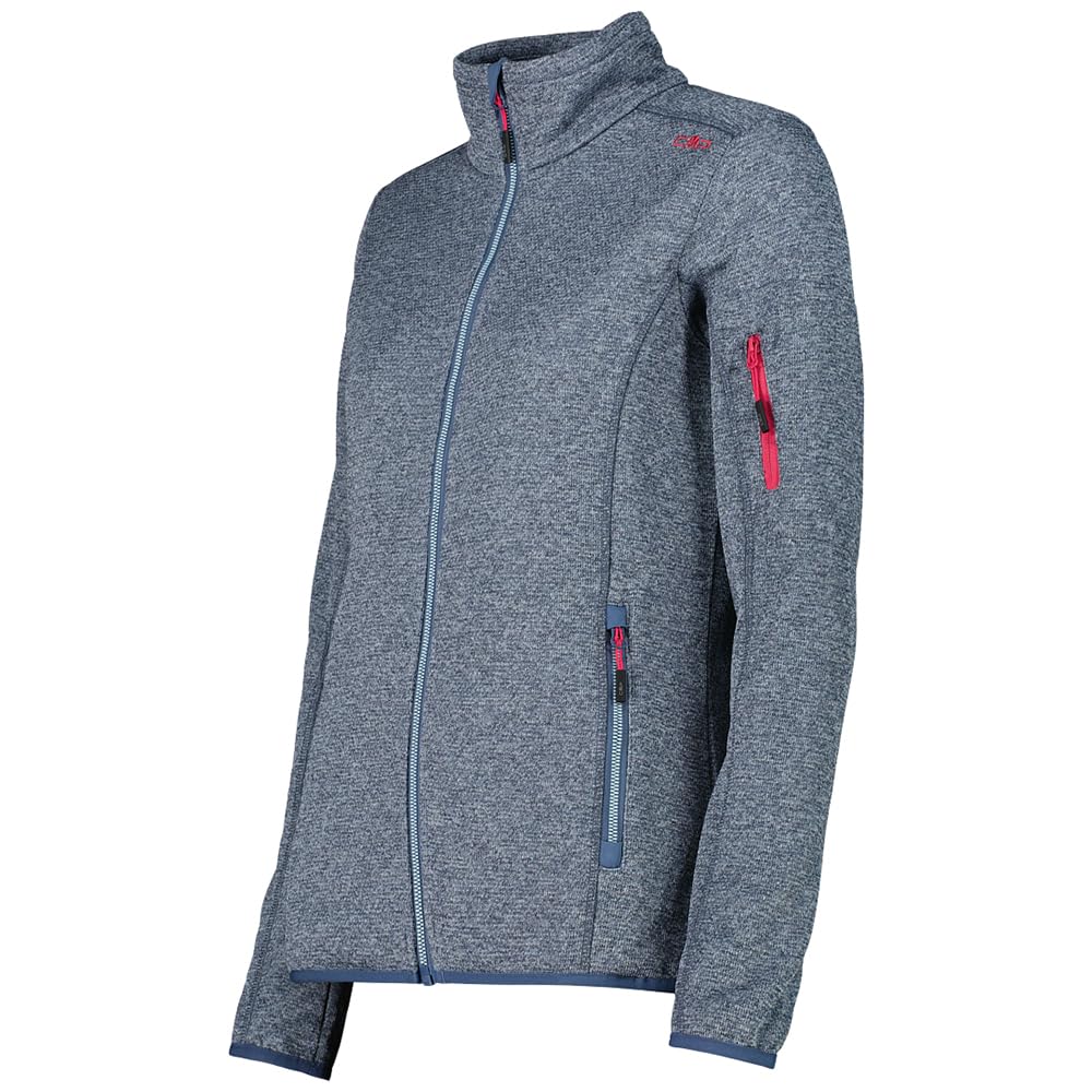 CMP Damska bluza trekkingowa Knit-Tech z podszewką z siateczki - 30H5866