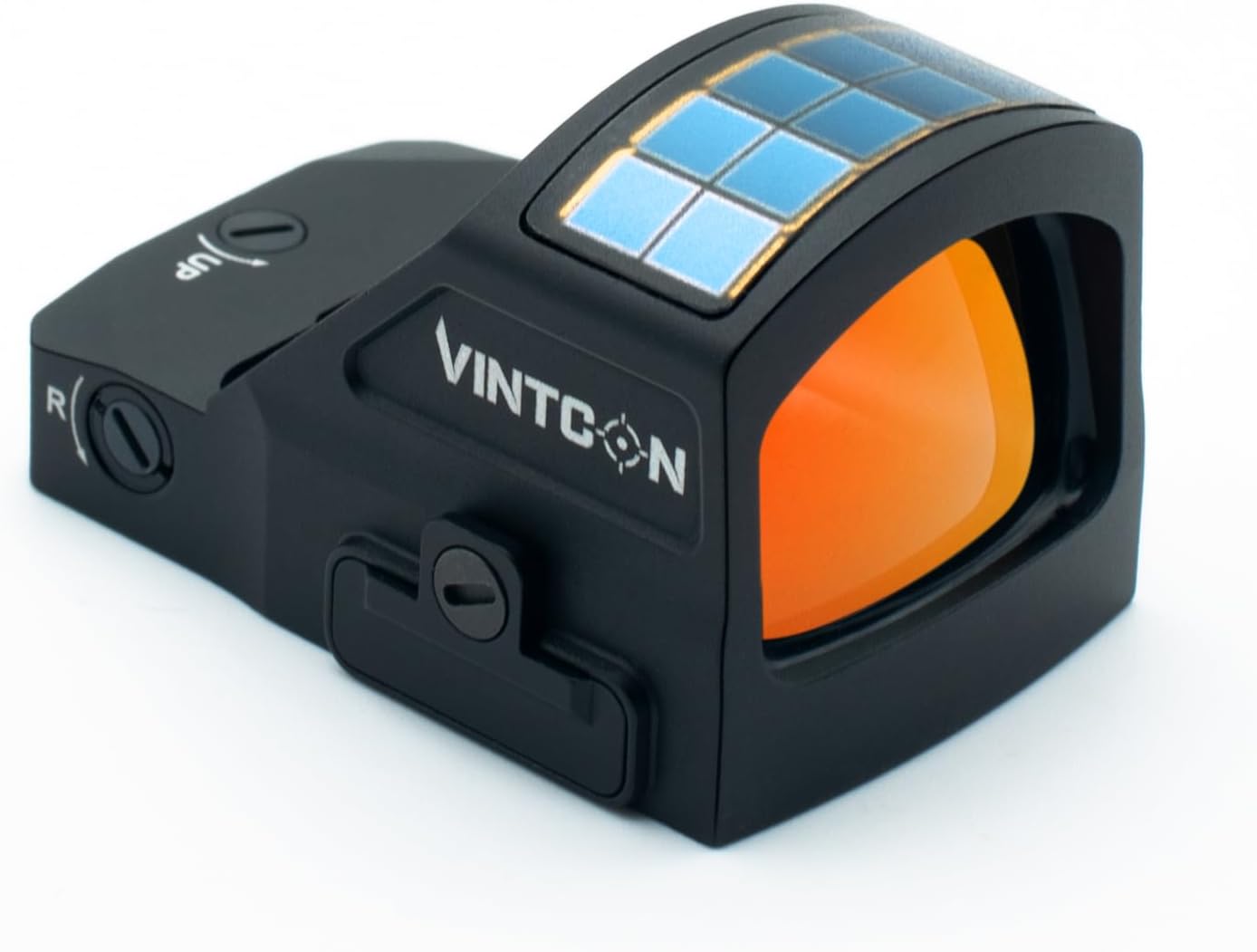 Canis-X Solar Red Dot Sight, Dual Power Reflex Optic with Shake Awake, 10 Brightness Levels, IPX7 Waterproof, RMR Footprint, Multi-Reticle System, for Optics-Ready Platforms
