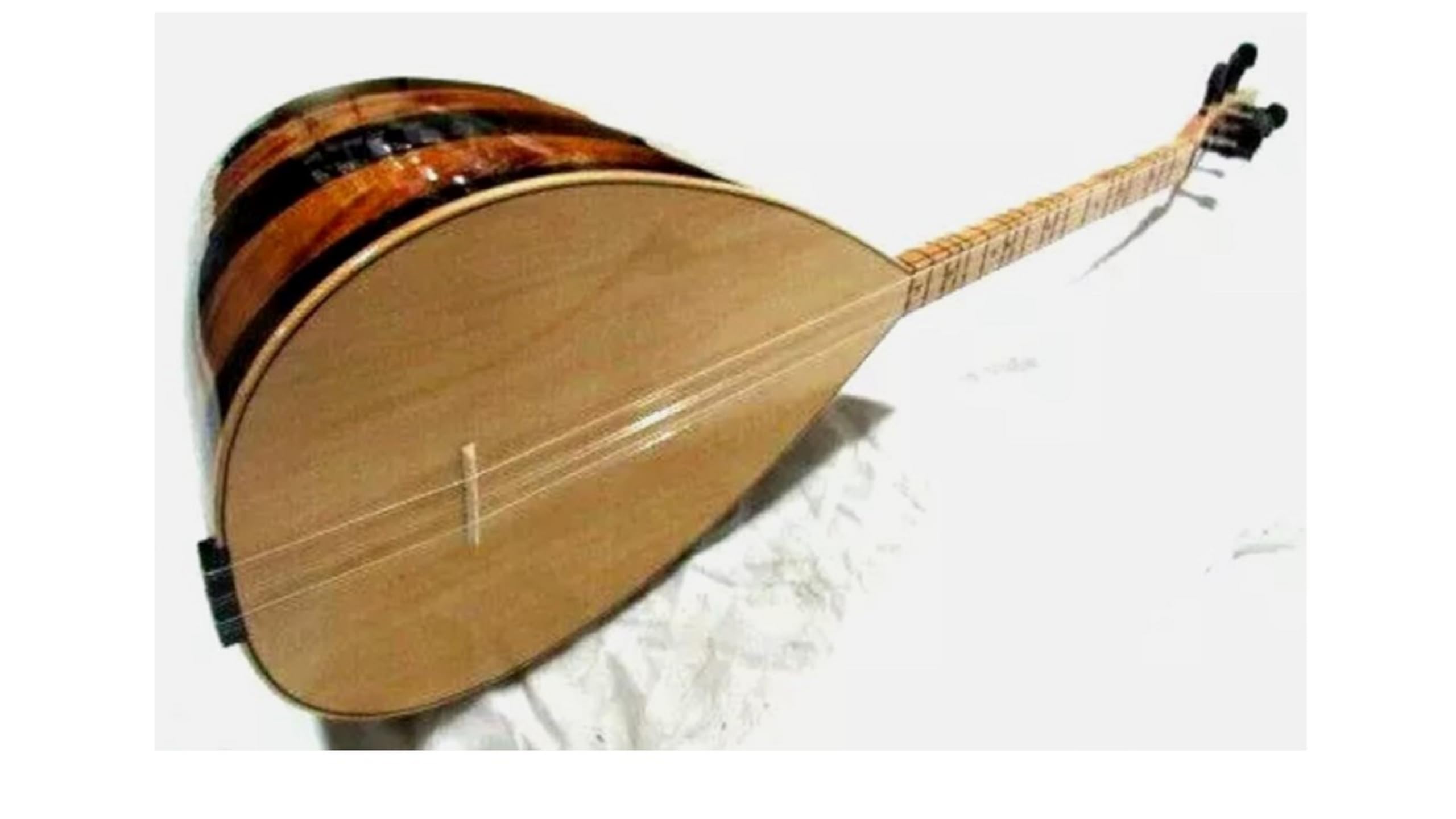 Turkish Short Neck Saz Baglama With Free Case crm1