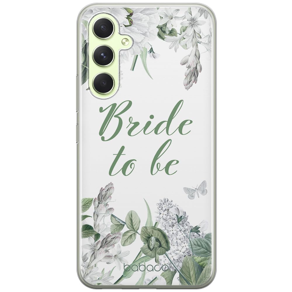 Babaco ERT GROUP mobile phone case for Samsung A54 5G original and officially Licensed pattern Bride to be 005 optimally adapted to the shape of the mobile phone, case made of TPU
