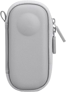Levigo Hard EVA Sport Camera Protective Storage Handbag Compatible with Insta360 ONE X3/2, Action Camera Travel Portable Shockproof Waterproof Carrying Case, Grey
