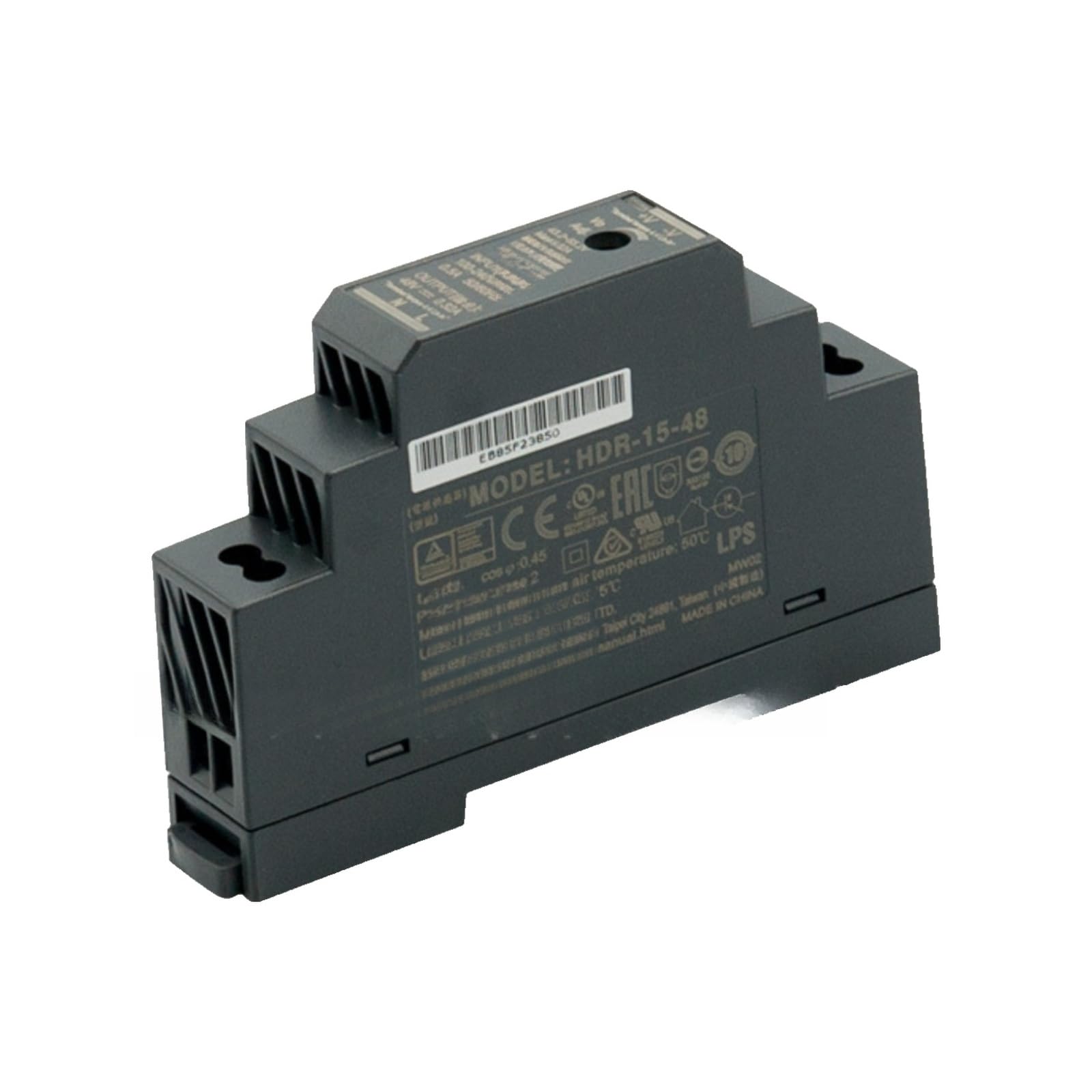 Alimentation à découpage DC rail DIN HDR-15-48 transformateur 48V mince - 2