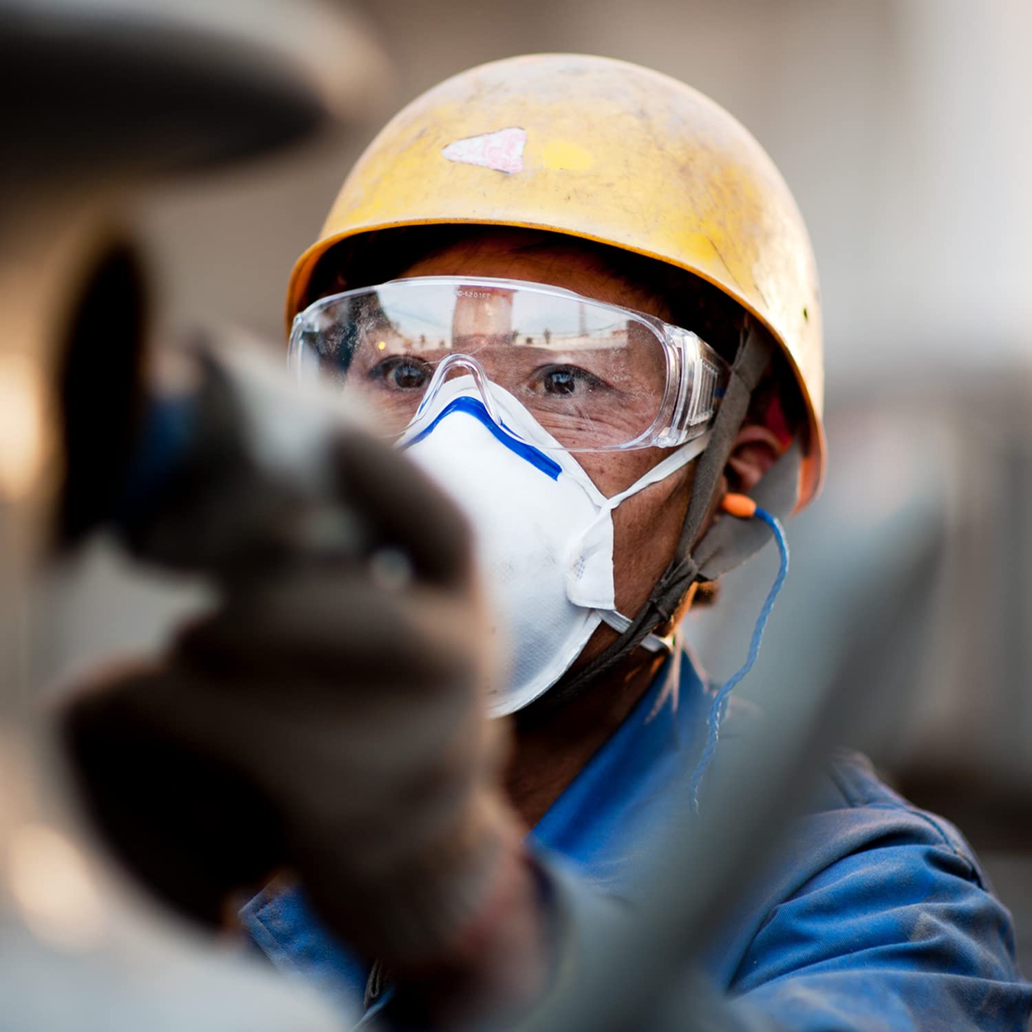 Okulary ochronne Dräger X-pect 8110 | okulary ochronne przeciwmgielne do użytku profesjonalnego lub osobistego | na budowie, w laboratorium, do pracy z chemikaliami