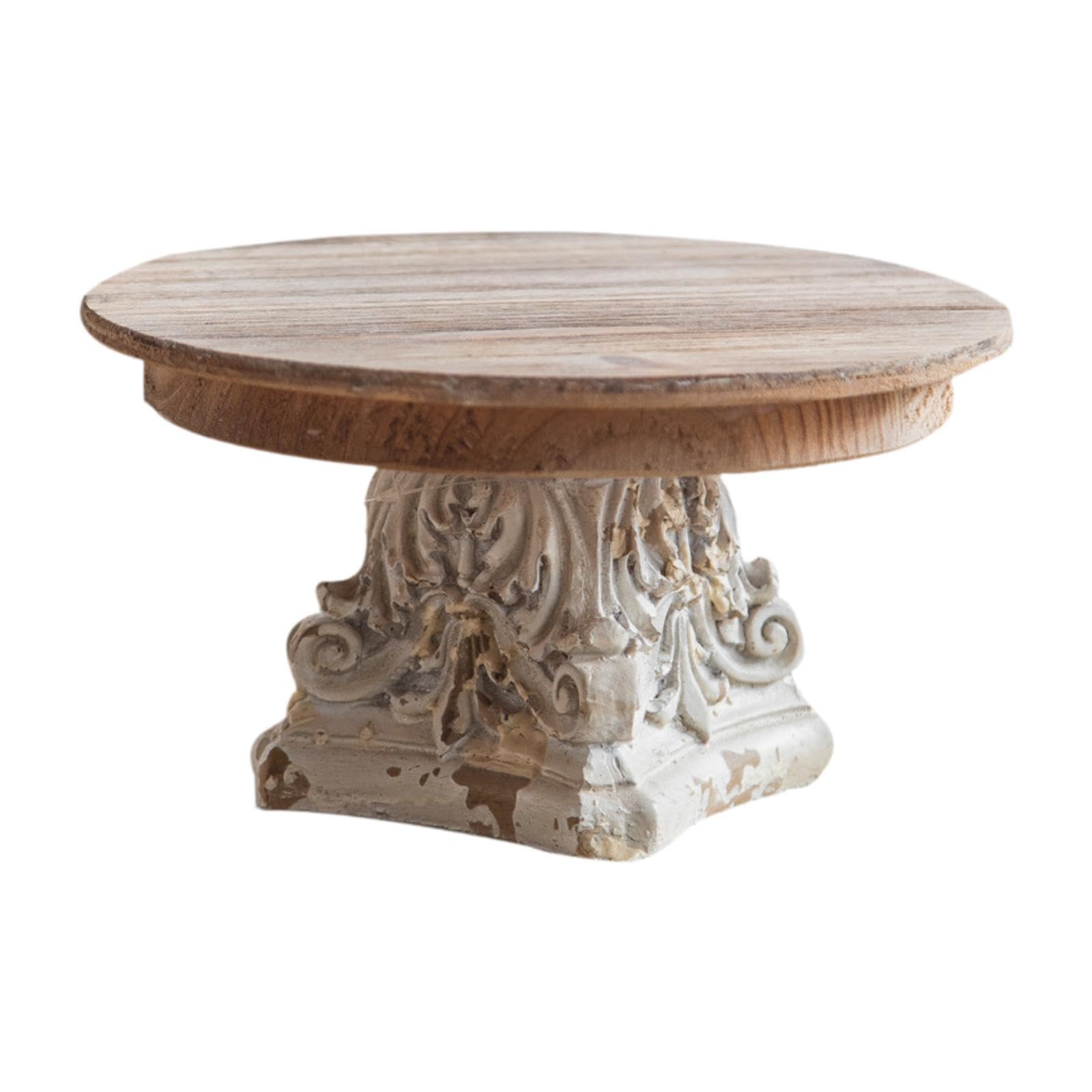 Plat décoratif rustique et grand plateau à fruits en bois pour table basse