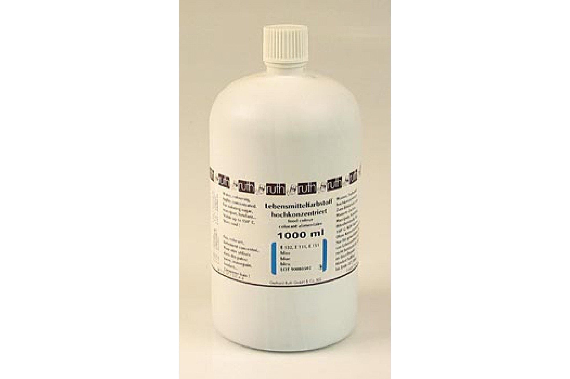 Lebensmittelfarbe, blau, flüssig, 9808, Ruth, 1 l