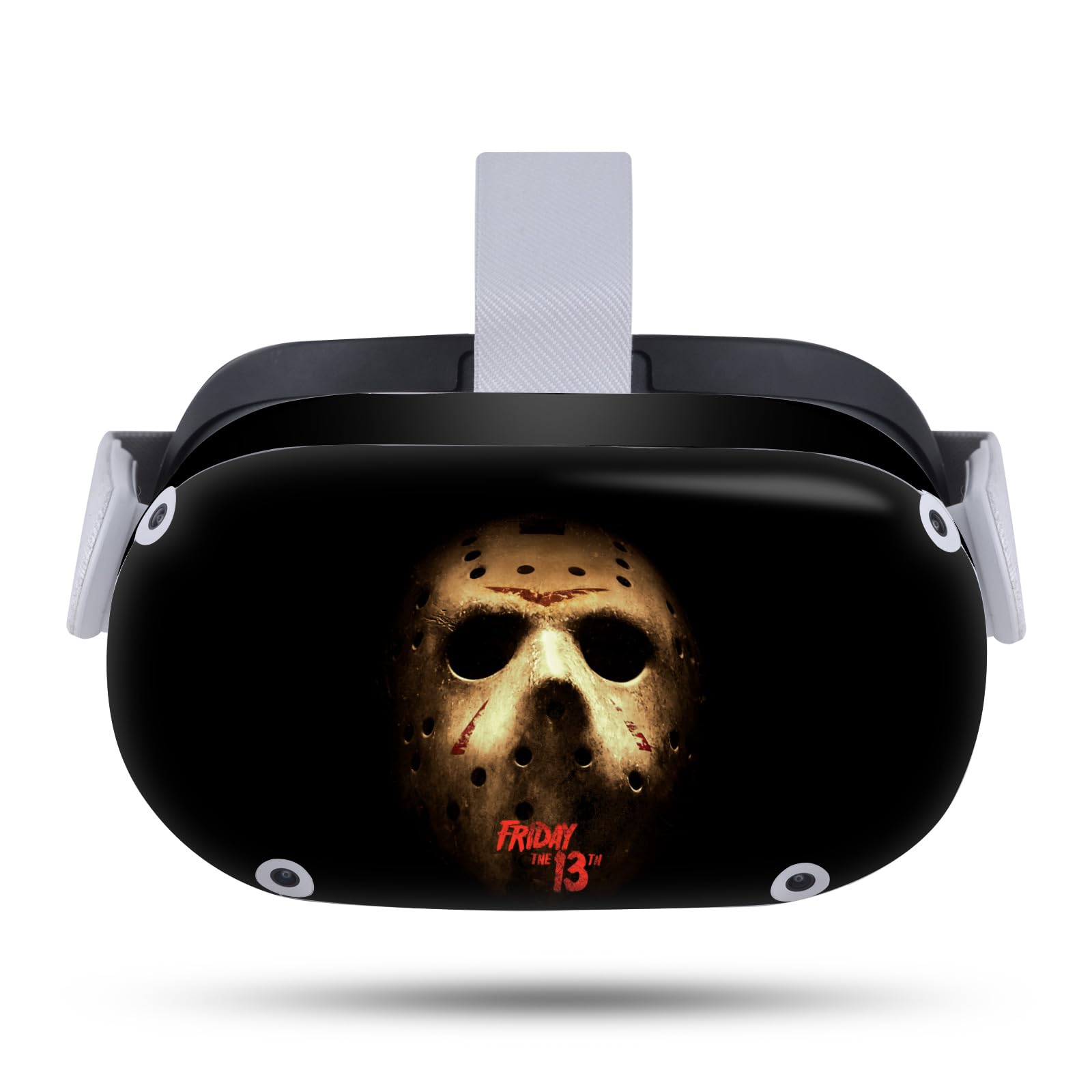 Head Case Designs Officially Licensed Friday The 13th 2009 Jason Voorhees Poster Graphics Vinyl Sticker Skin Decal Cover Compatible with Meta Quest 2