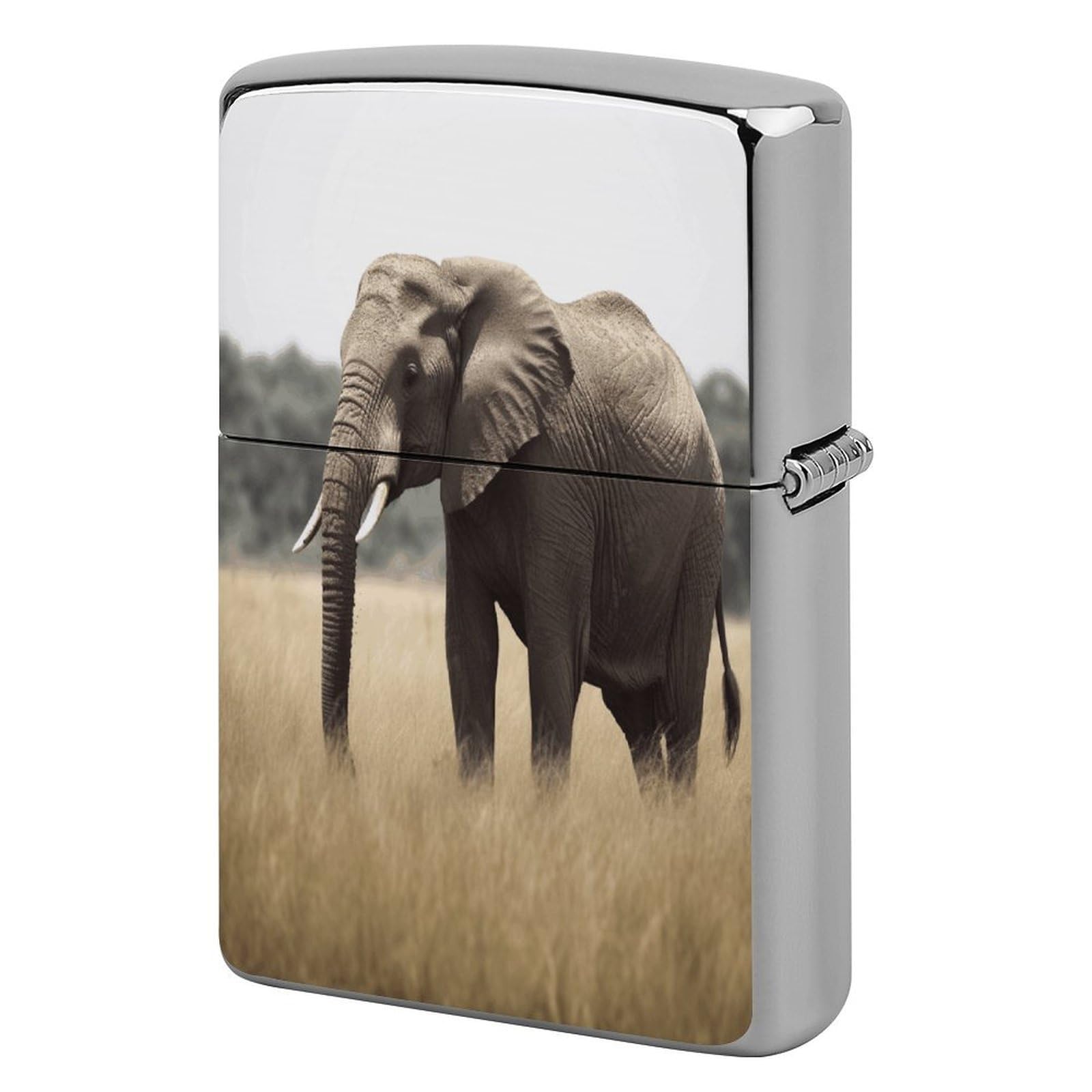 Fodpand Style Elephant Metal Lighter Case Cover Lighter Sleeve