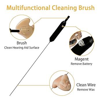 限定SALE✨聴覚アンプ クリーニングブラシ 補聴器 ベント ツール