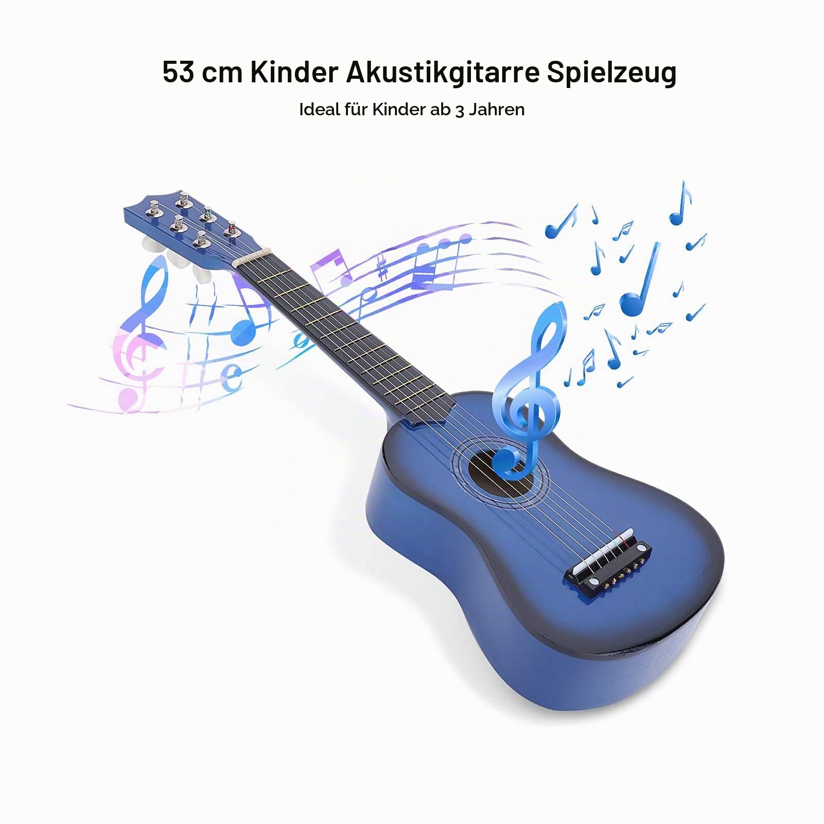 Ukulele 21 Zoll für Kinder Anfänger, 6 Saiten Konzertgitarre klassische akustische Gitarre Kinder Gitarre für Kinder Erwachsene Anfänger