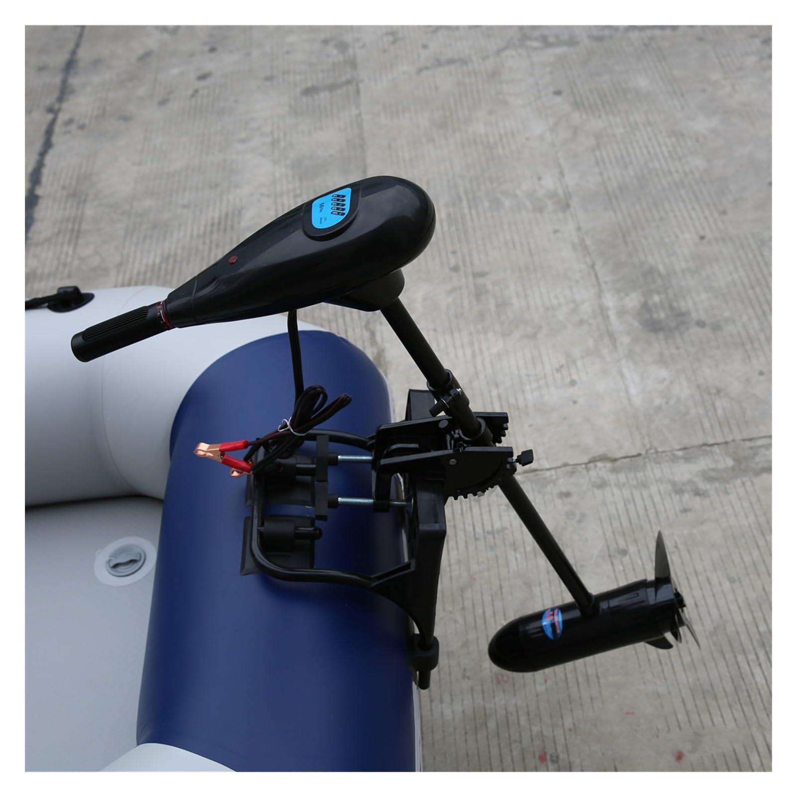 Elektro Außenborder, 50 LBS 12 V elektrischer Trolling-Motor, Schlauchboot, Außenbordmotor, for PVC-Angelkajak im Angebot