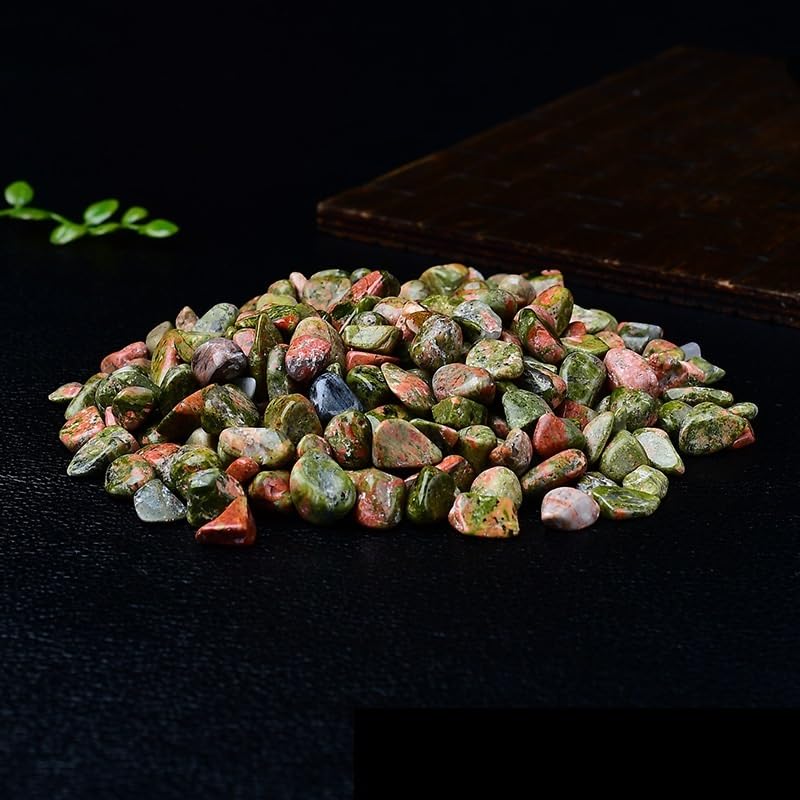 Piedra Original para peceras, Grava de Cristal Decorativa for peceras, macetas y paisajismo, 5-12 mm, 500 g/1000 g(7-9mm500g)