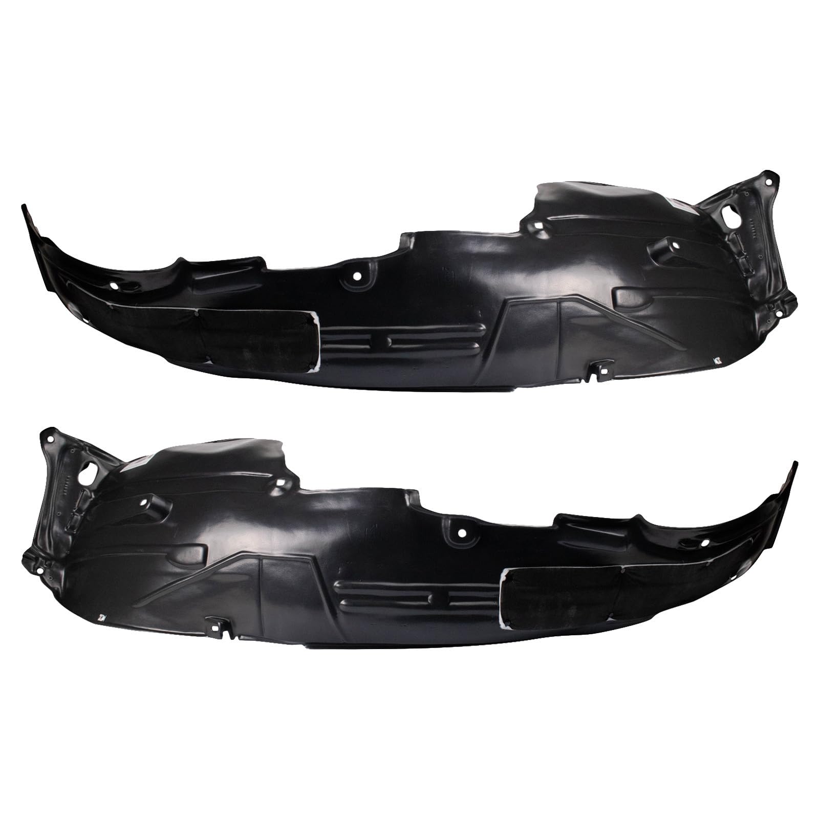 TRQ Front Driver and Passenger Side Inner Fender Liner Set | For 2013-2015 Acura RDX