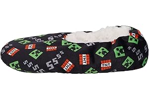 Boys Creeper Video Game Print Sock Slippers