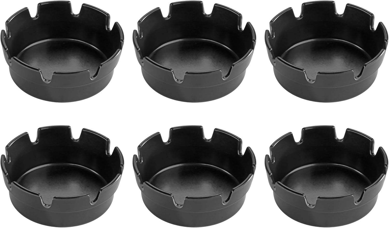 Amazon.com: New Star Foodservice 22735 Black Bakelite Ashtrays, 4