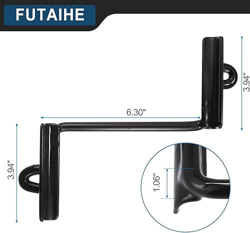 Miniatura 2 de FUTAIHE Soporte de retención de batería para Jeep Cherokee 1997-2001 o Jeep Wagoneer 1987-1995, 55010722, 00593