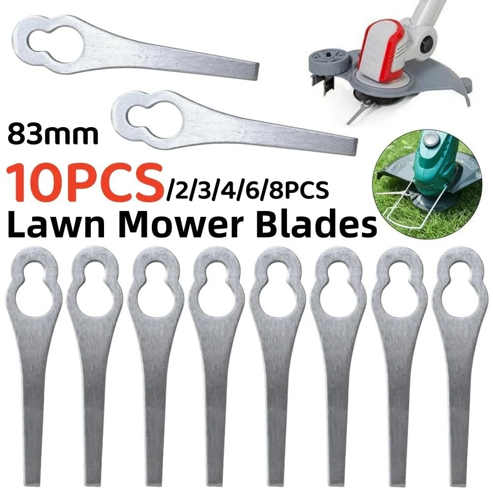 Cuchillas de repuesto de metal for cortacésped, cuchillas duraderas for máquinas de cortar césped, herramienta eléctrica de jardín(30PCS)