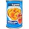 Club Supreme Peach Halves in Light Syrup - Handpicked and Packed with Premium Quality for Snacking, Baking, and Nutritional B