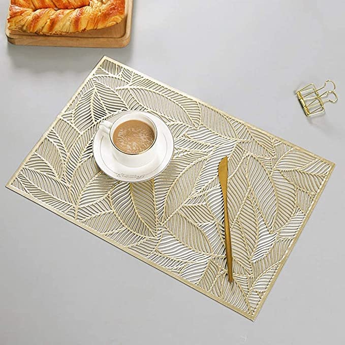 Buy Kritvi Table mat, Place Mat, Round Shape Place Mats, Design Dining