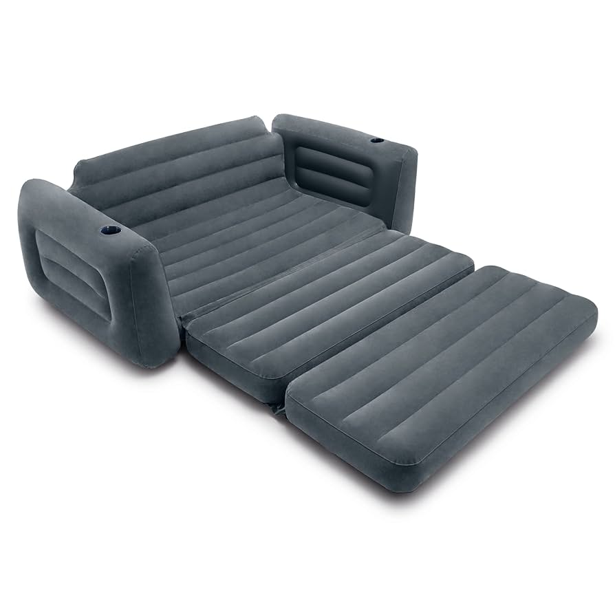 ソファーベッド エアーポンプ付き Amazon.co.jp: Intex Pull-Out Sofa Inflatable Bed, 76