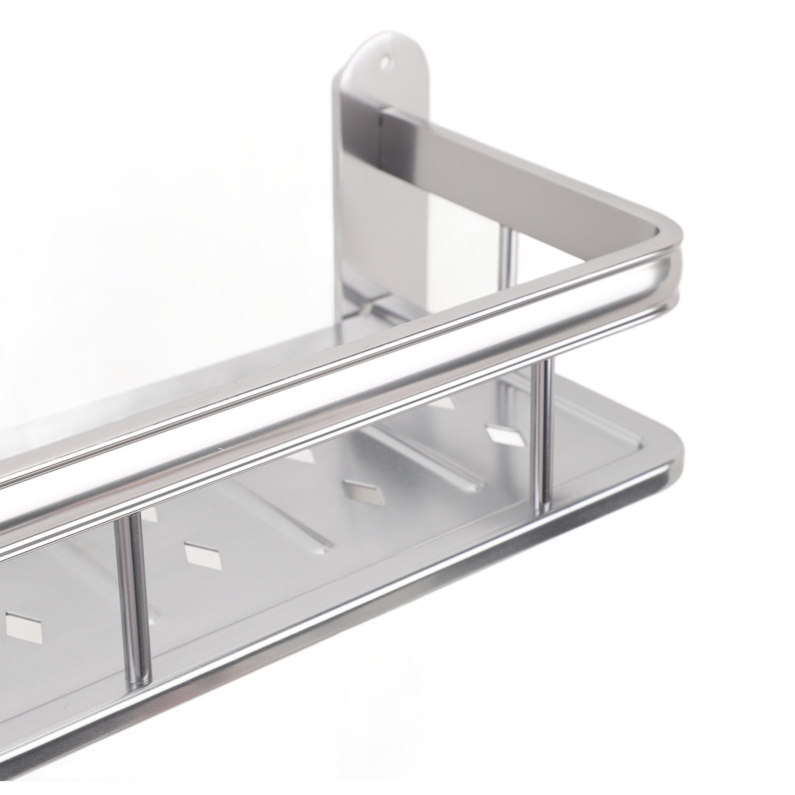 Organizador de Carrito de Ducha Estante de baño montado en la Pared de Acero Inoxidable con Barra para Toallas para organización de Almacenamiento de baño de Primera Calidad