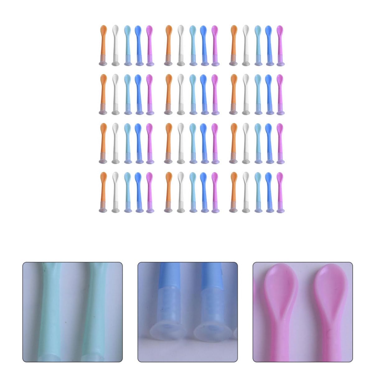 FRCOLOR 5 Sätze Kontaktlinsen-saugstab Kontaktlinsensauger Auffrischen Kontakte Polieren Kleiner Kontaktlinsenentferner Reise-kontaktlinsen- Pflegebedarf Plastik 100 Stück * 5