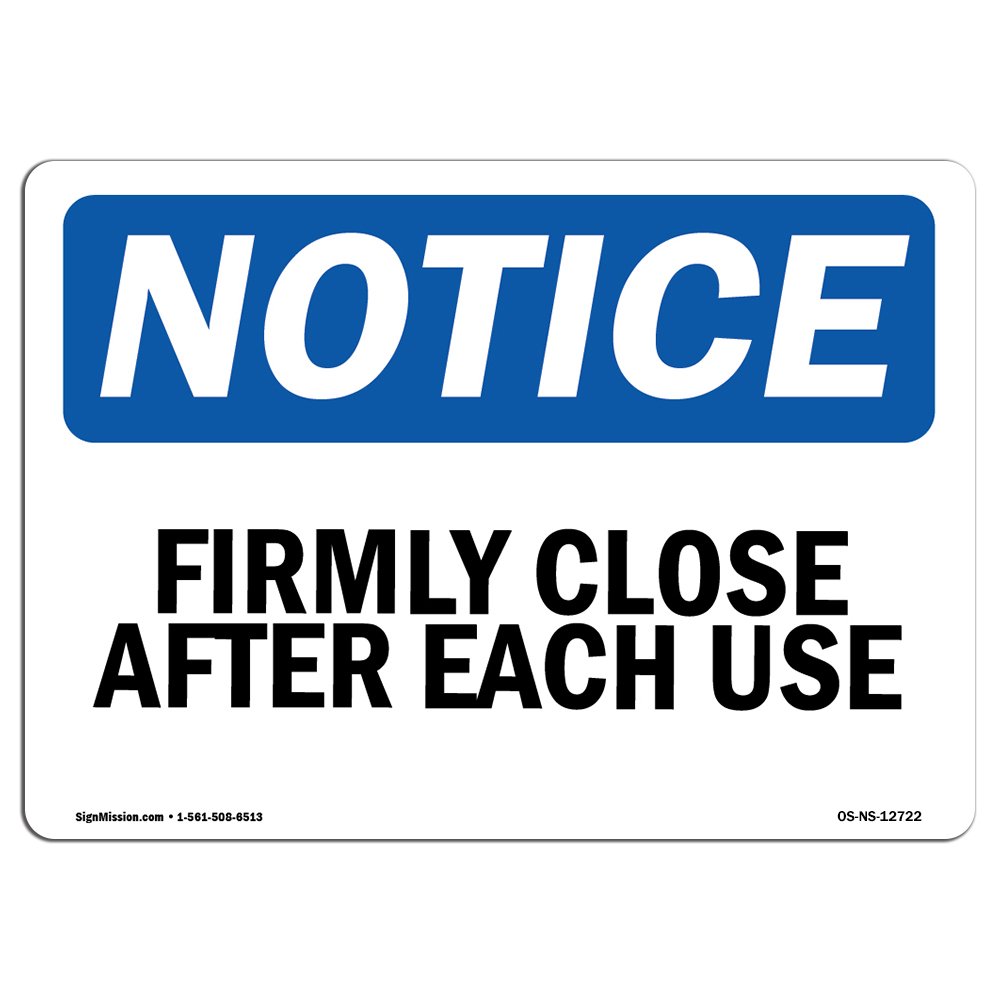Close Door Sign