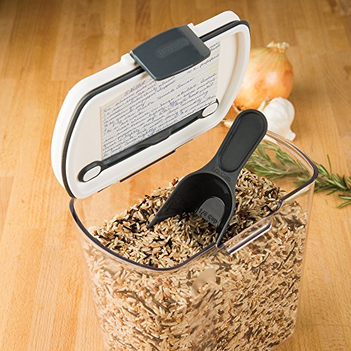 Prepworks Pks-120 Plastic 2.5-Quart Prokeeper Grain Storage Container With Hinged Lid, 1 Piece, Clear #TOP2