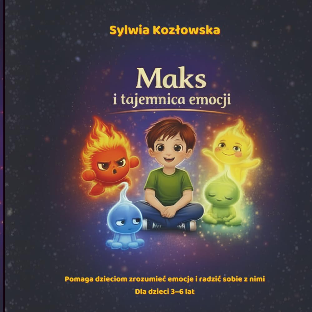 Maks i tajemnica emocji: Ciepła opowieść o emocjach dla dzieci w wieku 3–6 lat - pomaga radzić sobie ze złością i smutkiem. (Maks i emocje)