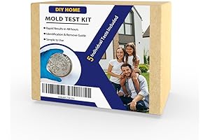 Easy-to-use DIY Mold Testing Kit for Home with Detailed Mold Identification Guide