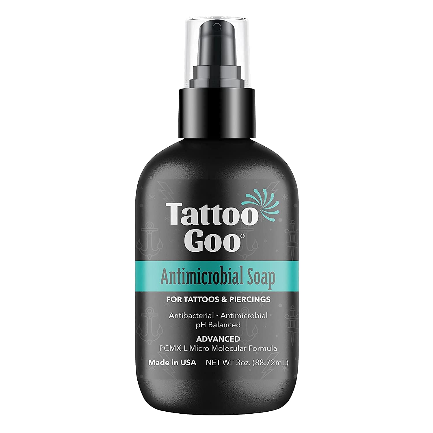 Tattoo Goo Aftercare Kit Includes Antimicrobial Soap, Balm, and Lotion