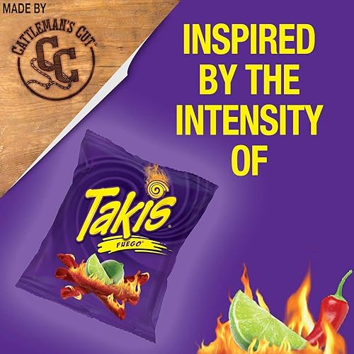 Miniatura 3 de Cattlemans Cut Takis Fuego - Palitos de carne 12 onzas