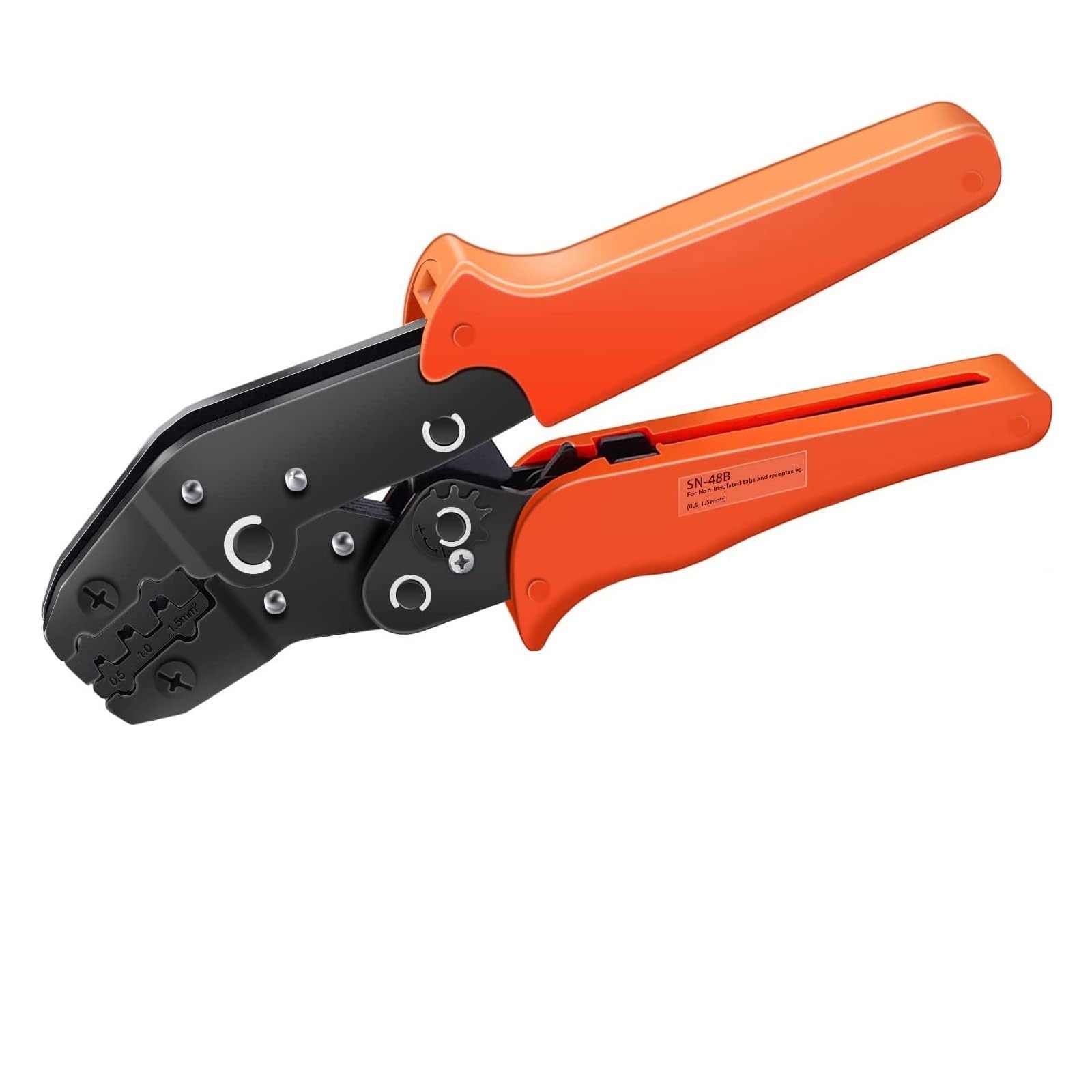 Ewsdsfs Sn-48B 48B Wire Crimping Pliers 2.8/4.8/6.3 Mm Spade 26-16Amg Tools Manual Crimp Fold Tool For Open Barrel Terminals