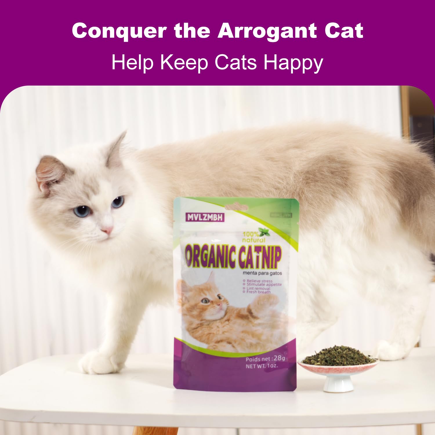 Juguete para gatos orgánico 100% natural, hierba gatera, sabor a menta, divertido juguete para gatos, juguete interactivo para gatos, suministros para mascotas