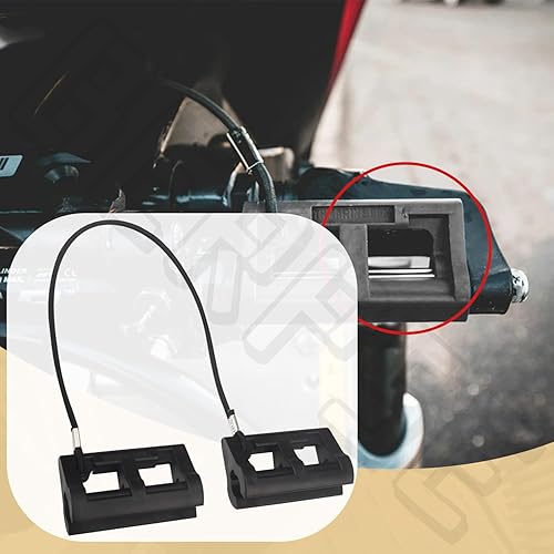 Miniatura 7 de BERPSE Bloqueo de dirección hidráulica fuera de borda de 4 pulgadas, para accesorios de barco bajo fuera de borda, protectores de popa para