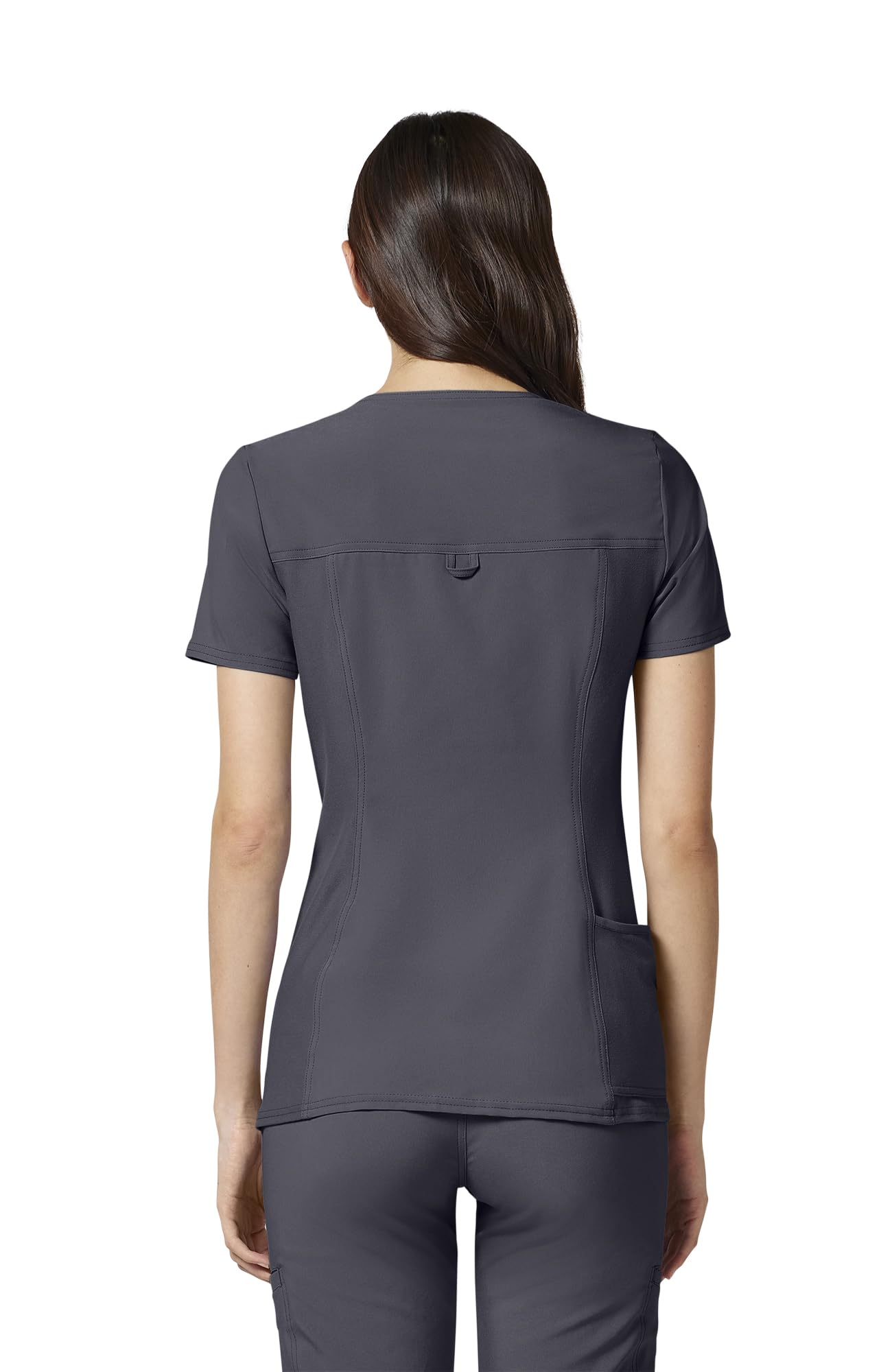 Cherokee Damski top medyczny z dzianiny Iflex z dekoltem w serek - CK605