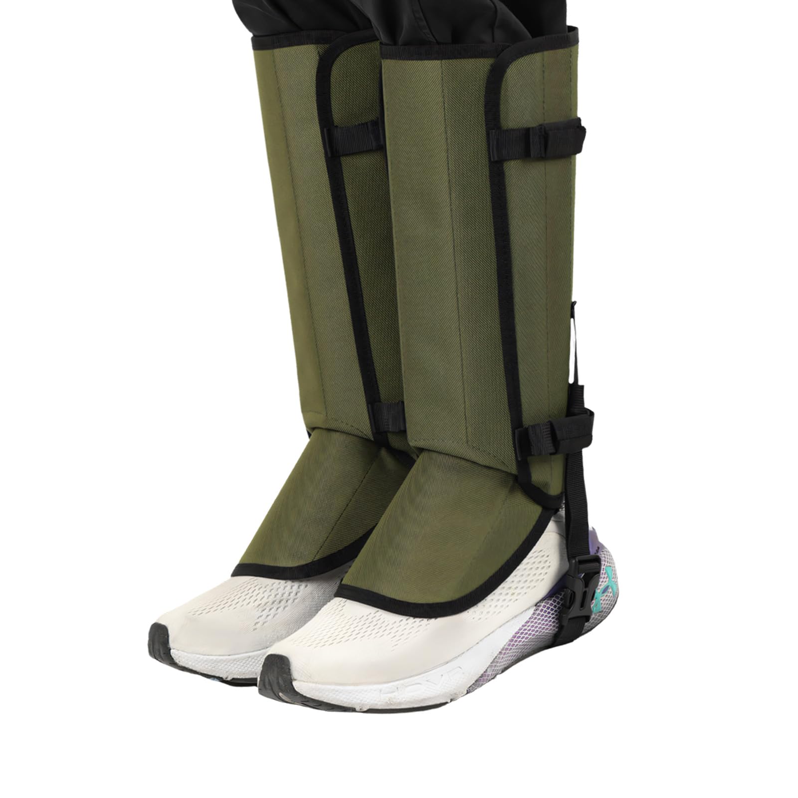 Lightweight Not Snake Bites Leg Covers with Double Fastening Systems Quick Release Adventure Gaiters for Hiking & Trekking Hiking Leg Protectors
