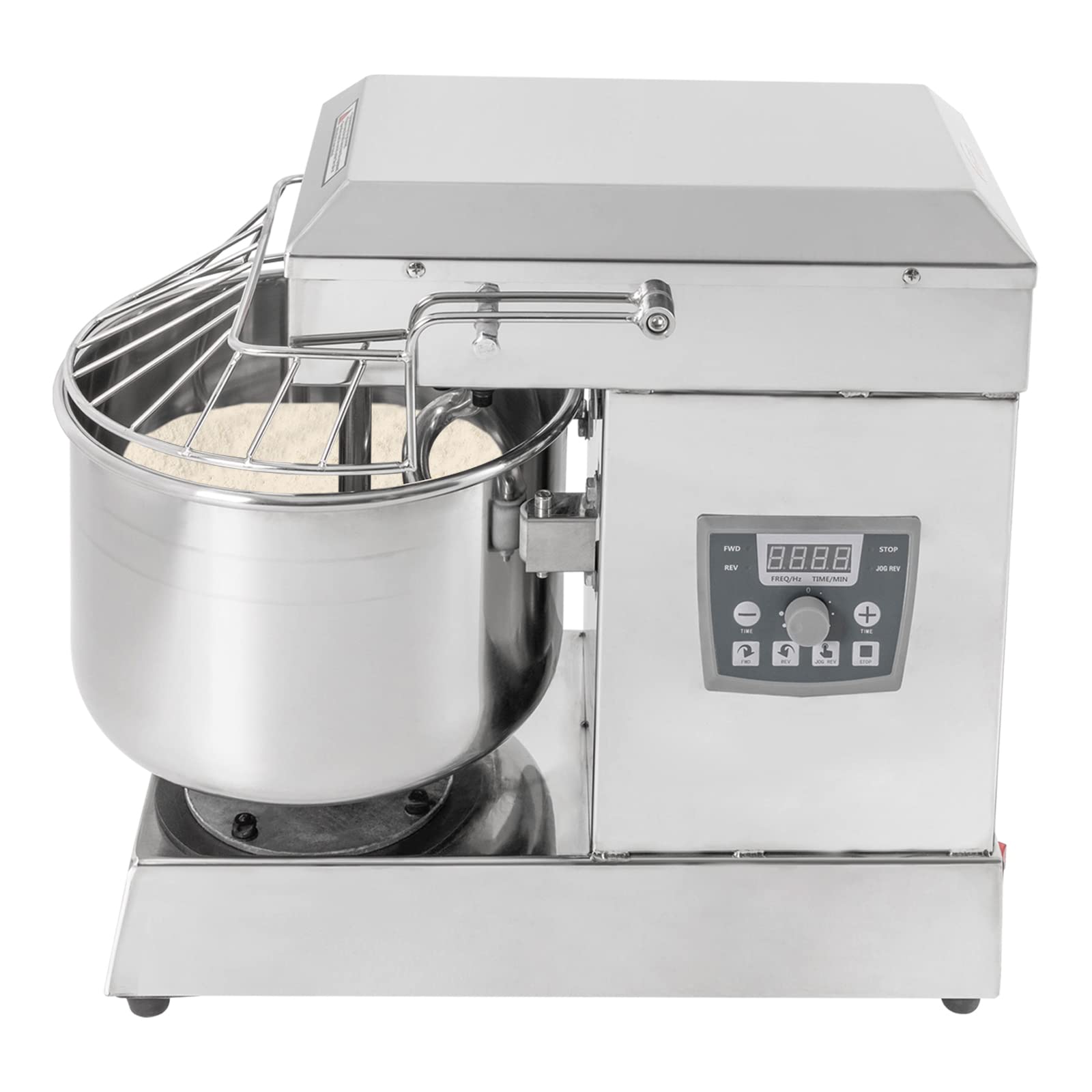 Dough Kneading Machine Stainless Steel Stand Food Mixer 10L/2.6 Gal Rotation Speed 100/200R/Min Compact Dough Mixer For Home Cooks For Kneading Dough Mixing Salads Stirring Jams,750W