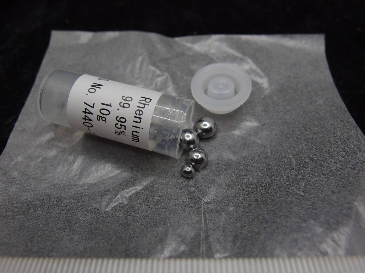 Amazon.co.jp: Re レニウム 99．95％ 10g 溶融ペレット