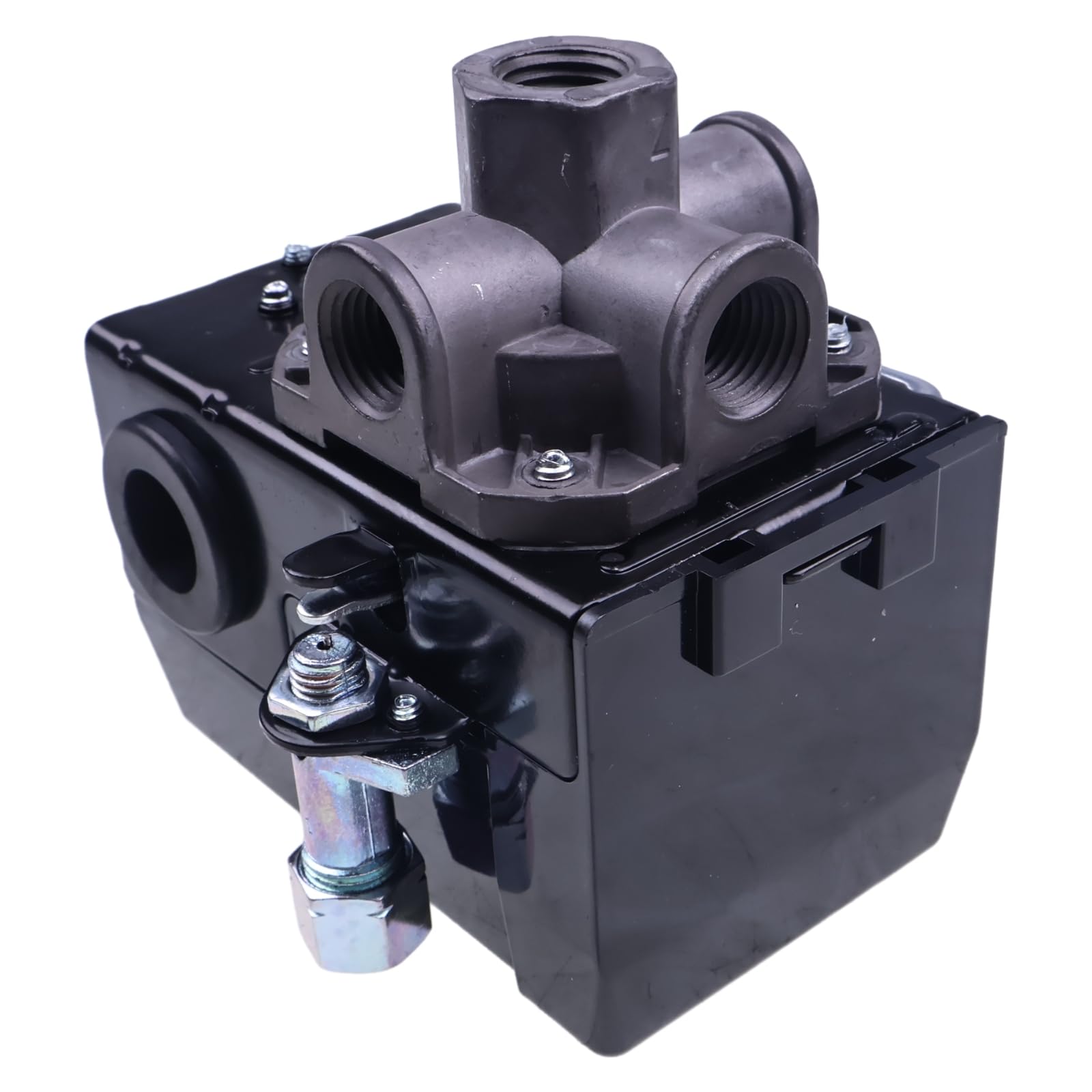 2E21045TB Pressostat 4 ports 95-125 PSI Compatible avec Compresseur d'air Senco 2E21025TB Fouras Hubbell Modèle 69MB7LY2C