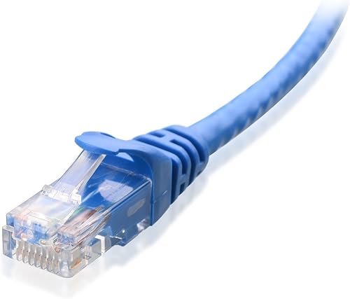 Miniatura 5 de Cable Matters Paquete de 8 cables Ethernet Cat5e sin enganches de 10 pies (cable Cat5e, cable Cat 5e, cable de Internet, cable de red) en azul