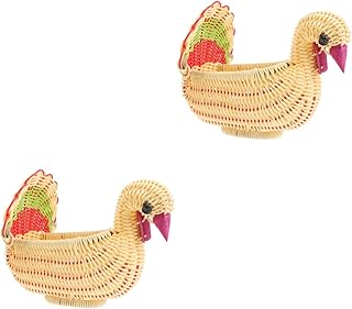 Yardwe Cesta De Armazenamento De 2 Peças Cesta De Decoração De Animais Para Lanches Decoração De Mesa Cesta De Tecido Cesta De Tecido Decoração De Mesa Decoração De Mesa Cesta De