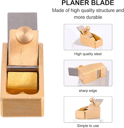 Miniatura 7 de Herramienta de luthier de avión de mano de carpintería de 0.630 in, cortador de avión de dedo para trabajar la madera para violín viola instrumento