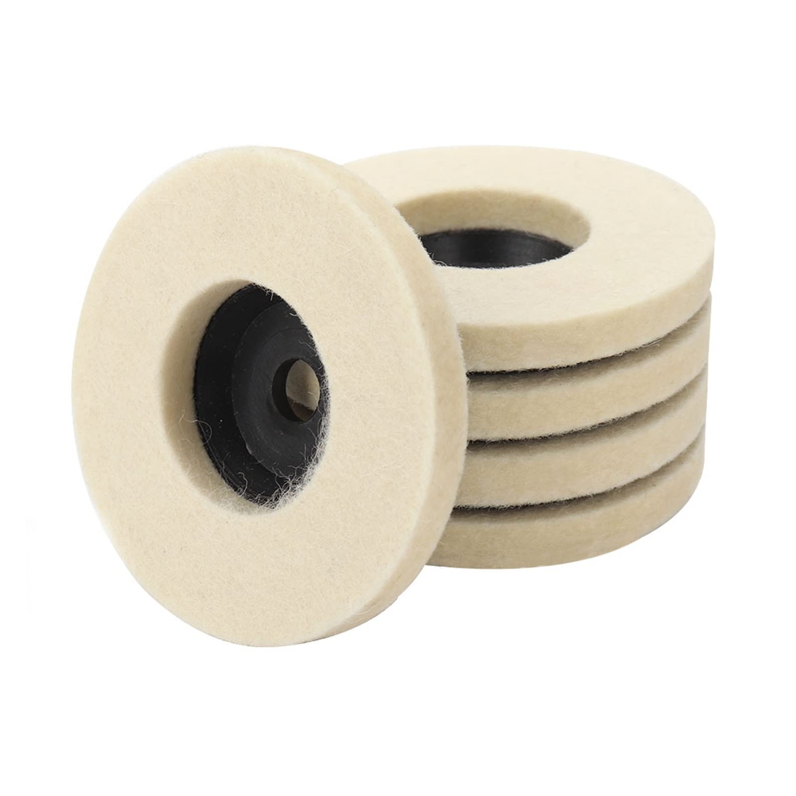 CKLICS Grinding Disc 5pcs 2inch/3inch Polishing Wheel, Polishing Pads Angle Grinder Wheel Felt Polishing Disc for Metal Marble Glass Ceramic Tool (Size : 50mm)
