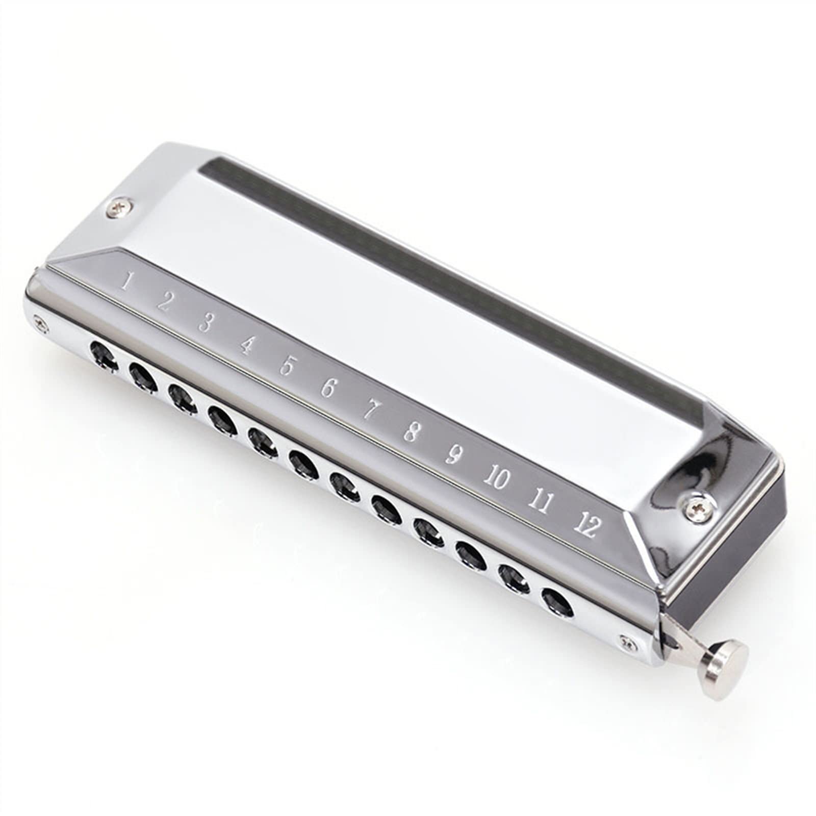 Standard Mundharmonikas Mundharmonika Chromatische C-Taste 12-Loch 48-Ton Als Geschenk Für Professionelle Und Studentische Musikinstrumente