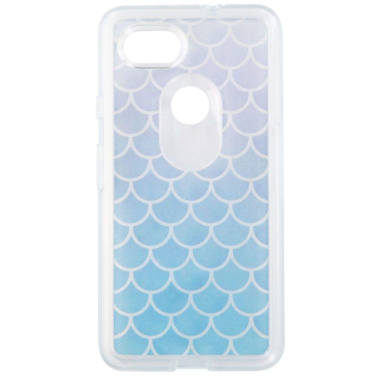 OtterBox Symmetry Series Hybrid Case for Google Pixel 2 XL - Clear/Blue Scales