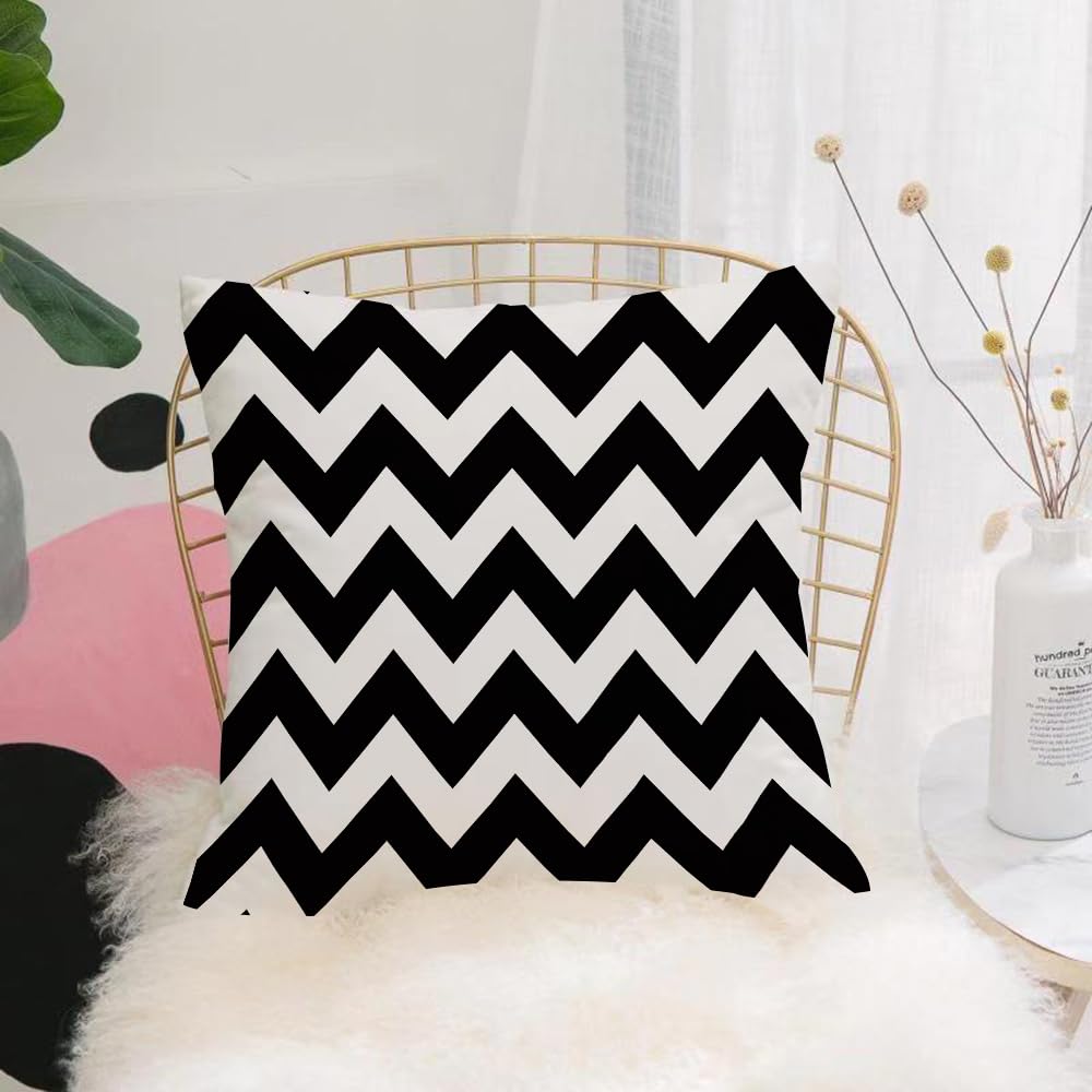 HYOSXW Cushion Cover,Throw Pillow Case Home Decorative for Living Room Bedroom Sofa Chair 16X16 Inch,Chevron seamless pattern. Repeated zag zig pattern for prints design. Repeating,Pillowcase 40X40cm