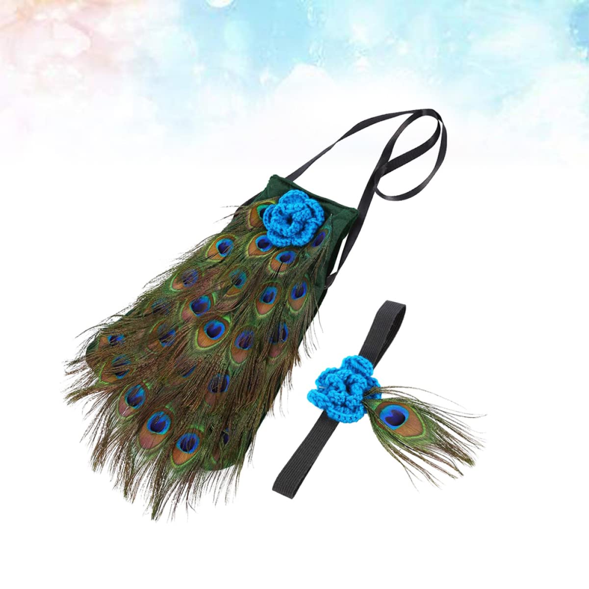 Kisangel Conjunto De 2 Piezas De Ropa para Bebé Recién Nacido Disfraz Accesorios De Fotos Delicado para Vestir A Diario.