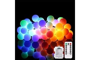 ALOVECO 18ft 50 LED Battery Powered String Lights